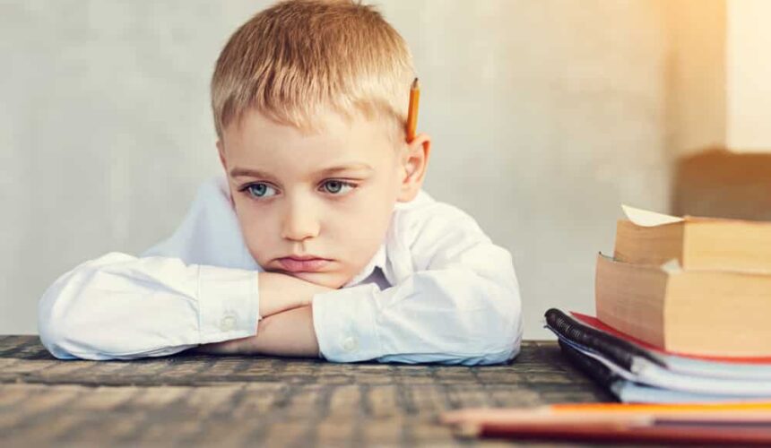 Carta de uma criança com otite média para sua professora